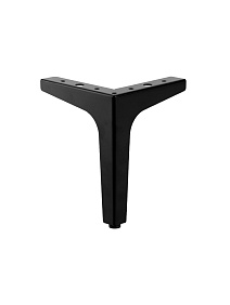 Ножка мет. 2-200 черн, H-170 