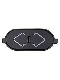 Пульт упр. встр. 2-х кн. HC230 USB черн (3368, 5125, 5181, 5331)