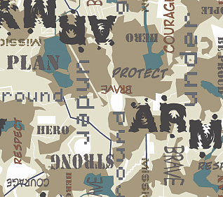 Жаккард ARMY BEIGE 