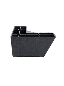 Ножка пласт. 069 черн, 100*100, H-50