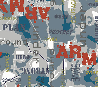 Жаккард ARMY DENIM 