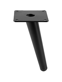 Ножка мет. 6-462 черн, H-150