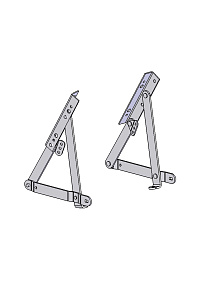 Мех-м 555 подъем. цинк (10к)(ОЗМФ)