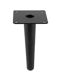 Ножка мет. 6-562 черн, H-150