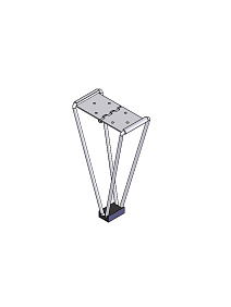 Опора Вяз 368/03 H-310мм (30шт)(ОЗМФ)