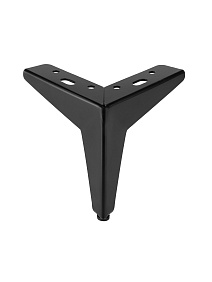 Ножка мет. 2-219 черн, H-130